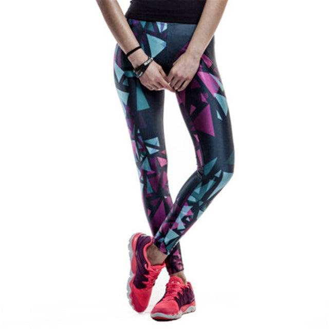 Black Blue Women leggings
