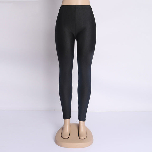 Fluorescent Color Women Leggings