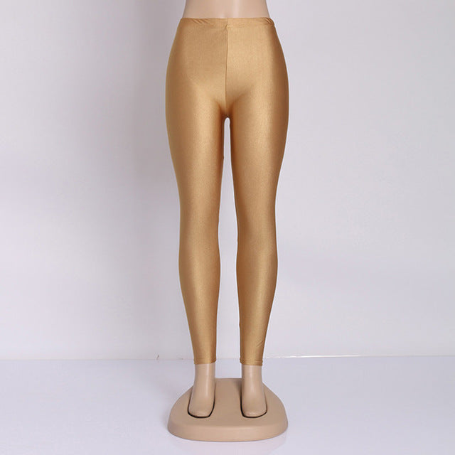Fluorescent Color Women Leggings
