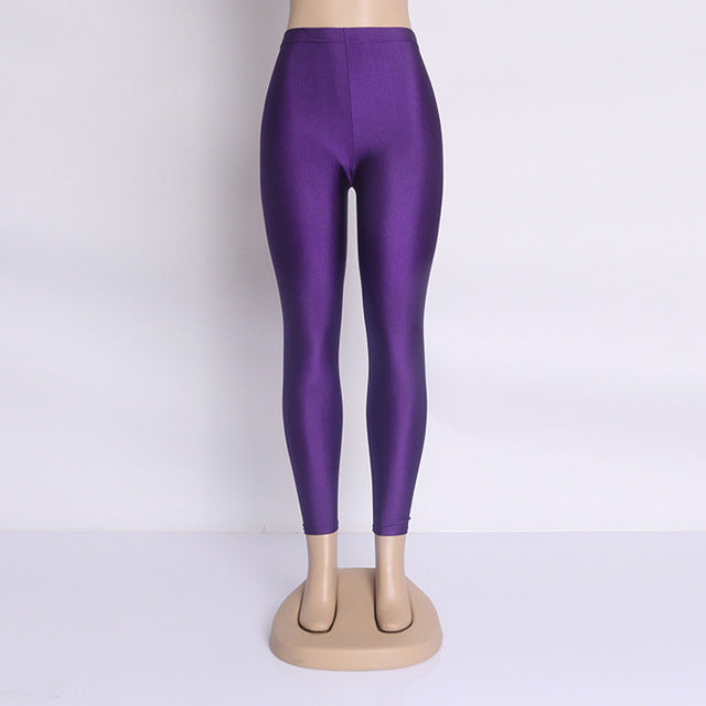 Fluorescent Color Women Leggings