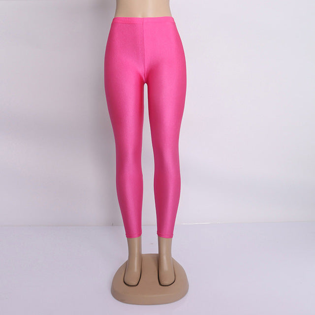 Fluorescent Color Women Leggings
