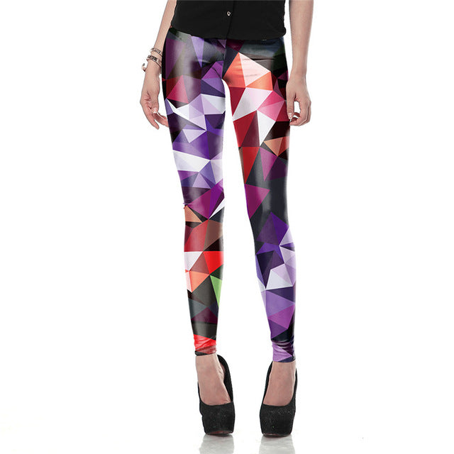 Black Blue Women leggings